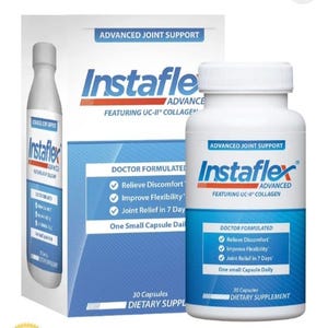 1 PACK Instaflex Advanced Joint Support Supplement - Turmeric, Resveratrol, Boswellia Serrata Extract, BioPerine, UC-II Collagen- 30 Count bild 1