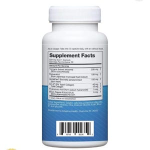 1 PACK Instaflex Advanced Joint Support Supplement - Turmeric, Resveratrol, Boswellia Serrata Extract, BioPerine, UC-II Collagen- 30 Count bild 4