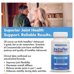 1 PACK Instaflex Advanced Joint Support Supplement - Turmeric, Resveratrol, Boswellia Serrata Extract, BioPerine, UC-II Collagen- 30 Count bild 3