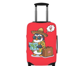 Gepäckabdeckung | Lustiger Reisekoffer Beschützer