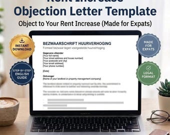 Rent Increase Objection Letter Template Netherlands | Dutch Huurverhoging Bezwaar | Expat Legal Template
