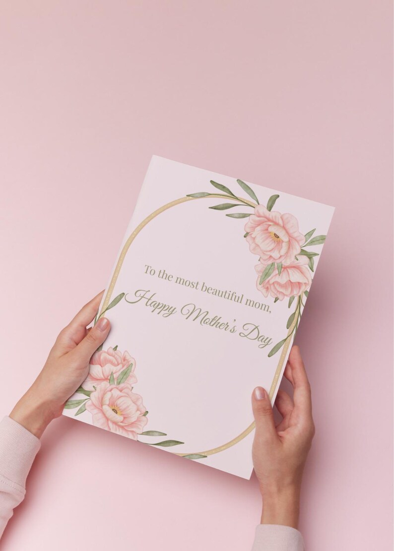 Printable Mother's Day Card Bundle, Editable Canva Cards for Mom ...