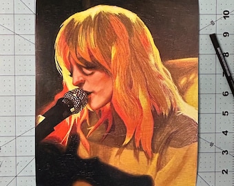 True Believer inspirierter Originalkunstdruck, EDAAEP Hayley Williams