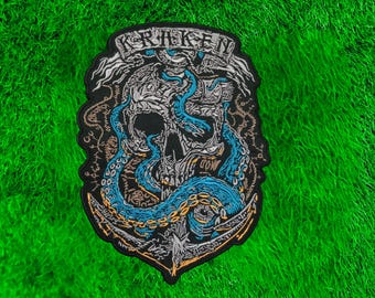Hells Angels MC Biker Patch Set – Winged Skull Back Patch - Etsy