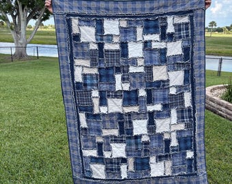 Patchwork Flannel Rag Quilt