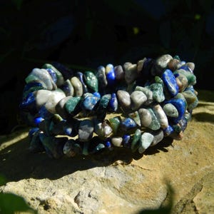 Handmade Wrap Sodalite Stone Slinky Healing Jewelry Braclet