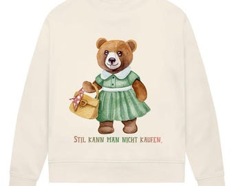 Schattige berentrui voor dames – Stijl is onbetaalbaar – Esthetische teddybeerprint, comfortabel en duurzaam