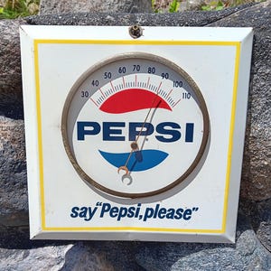 Say Pepsi Clock - Etsy