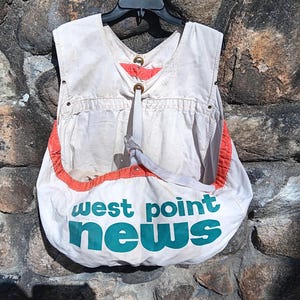 Canvas Newspaper Delivery Bag - Etsy
