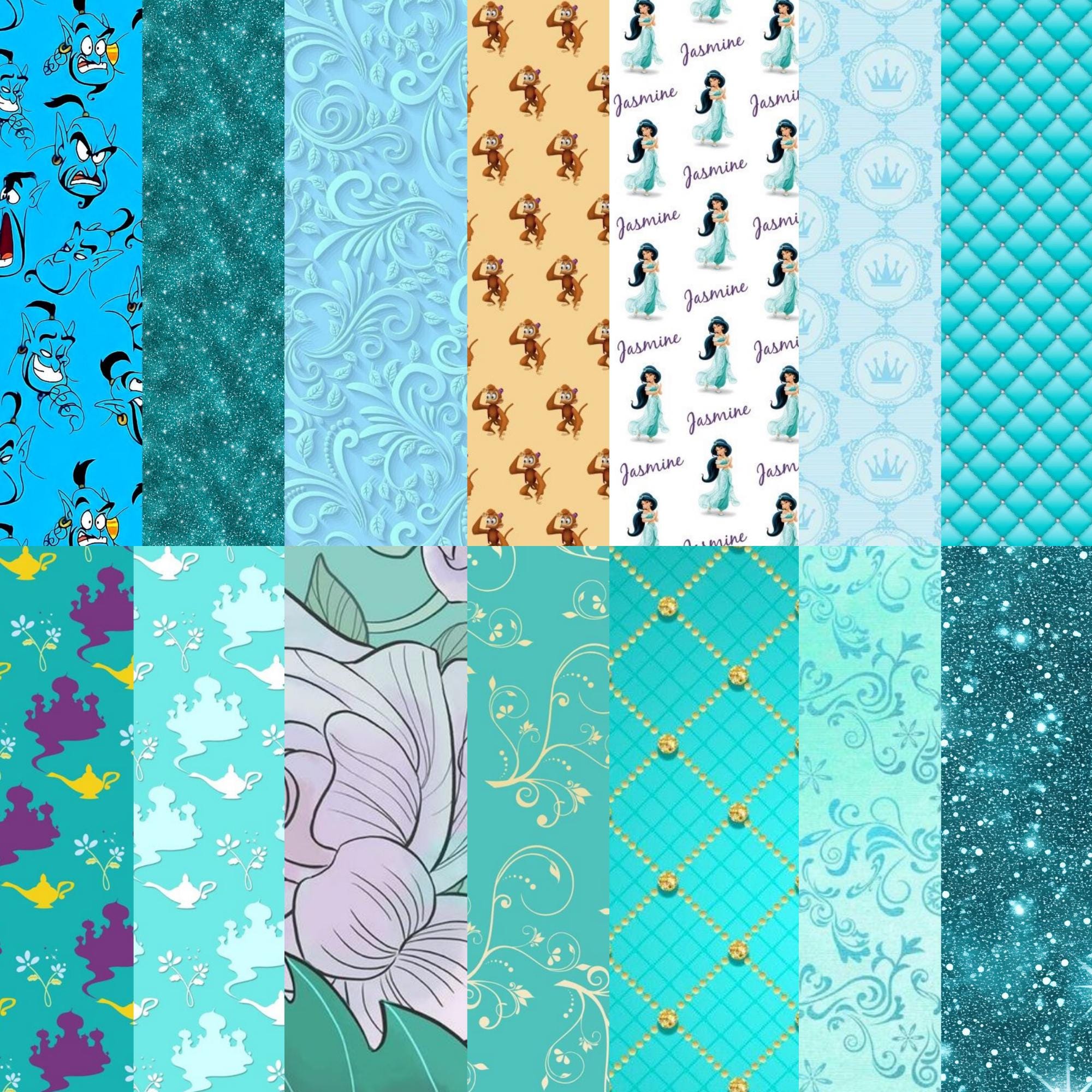Aladdin Seamless Pattern Bundle – 45 High-res Designs (PNG, JPG, PDF ...