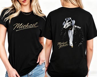Signature MJ King of Pop Graphic T-Shirt, Comfort Colors Vintage 90s Styles, , Mj King Shirt,Fan's Gift,Trendy Unisex Custom Shirt