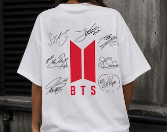 BTS World Tour 2026 Signed T-shirt – Kpop Merch, Fan Gift