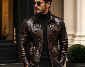 Early 2000s Minimalist Brown Leather Gap Jacket - Etsy