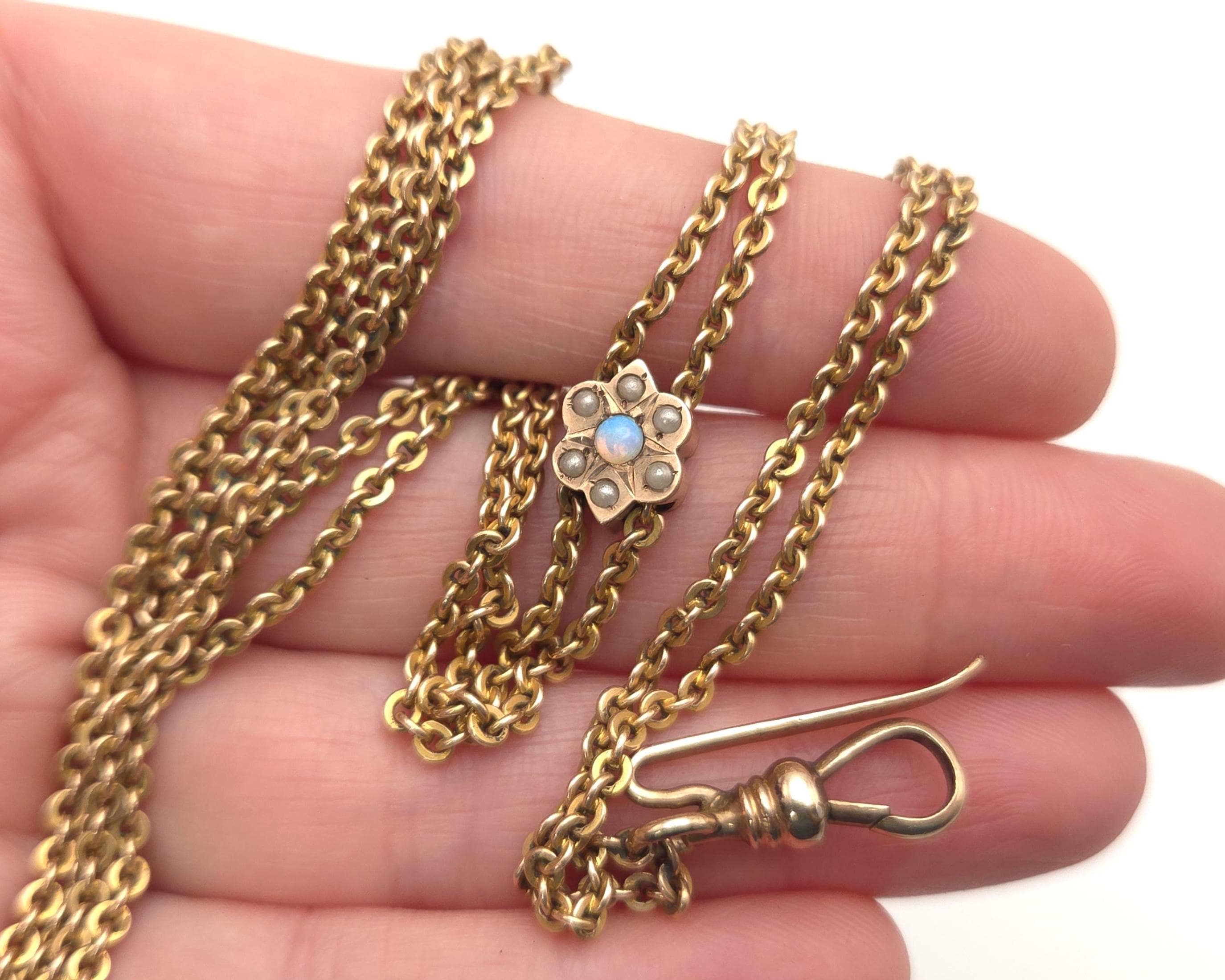 Antique Simmons Watch Chain - Etsy