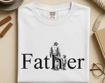 Camiseta creativa para papá / Camiseta tipográfica para papá / Regalo significativo para papá / Camiseta ingeniosa para padres / Ropa para fortalecer los lazos familiares