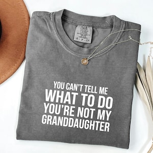 Sarcastic Quote Tee, Retirement Gift For Papa, Funny Grandpa Tshirt, Fathers Day Present Pops, Not My Granddaughter Top Funny Grandpa Tshirt