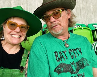 Bat city Baby Austin FC Listos Verde Adult/mens/Adult sizes green tee