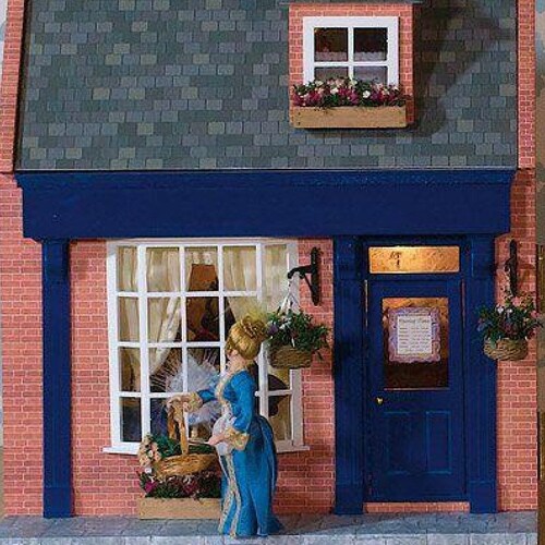 112 Scale Wooden Dollhouse KIT the French Quarter Scale One Etsy