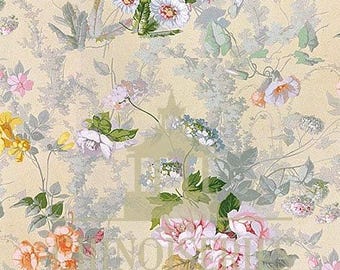 1:12 Dollhouse Miniature WALLPAPER, Amelia, Scale One Inch
