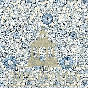 1:12 Dollhouse WALLPAPER, Diana, Scale One Inch