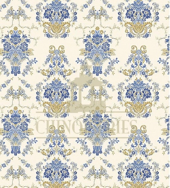 1:12 Dollhouse Miniature FABRIC, Matching Fabric, Julian, Scale One Inch
