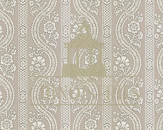 1:12 Dollhouse Miniature WALLPAPER, Chelsea, Scale One Inch
