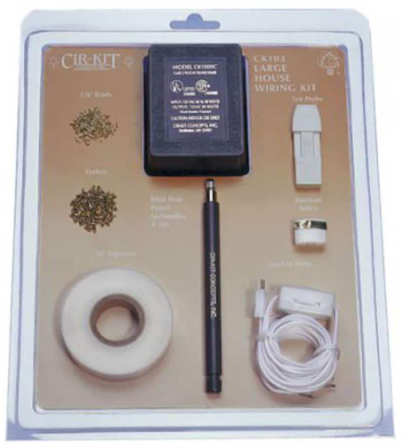 CirKit Large Dollhouse Wiring/Electricity Kit for 10 to 12 image 1