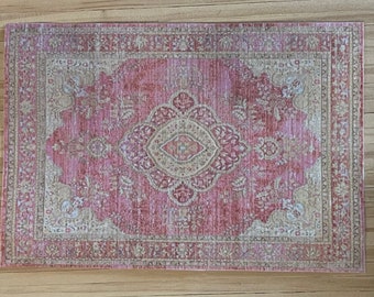 1:12 Dollhouse Miniature Room Size Rug, Albuquerque, Scale One Inch