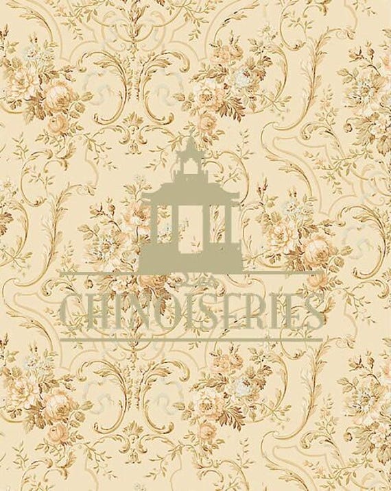 1:12 Dollhouse Miniature FABRIC, Matching Fabric, Dordogne, Scale One Inch