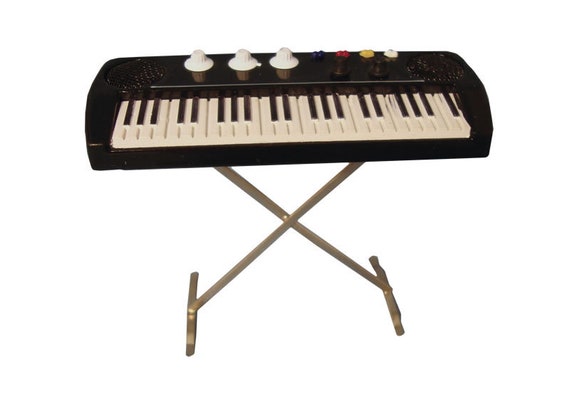 Dollhouse Miniature Keyboard, 1:12 scale