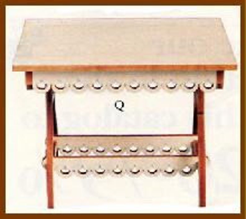 Dollhouse Miniature Display Table Kit Home Away From Home image 1