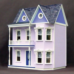 1:12 Princess Charlotte Wooden Dollhouse Kit, One Inch Scale image 5