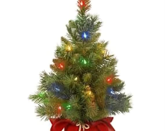 BATTERY POWERED Dollhouse Colored Christmas Lights, 26 Light Strand, Colored Lights 1:12 scale