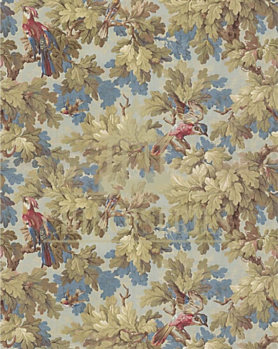 1:12 Dollhouse Miniature Wallpaper, Shiraz, Scale One Inch