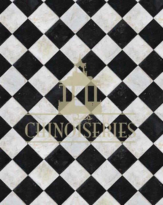 1:12 Dollhouse Miniature WALLPAPER, FLOOR PAPER, Faux Tile, Triumph, Scale One Inch