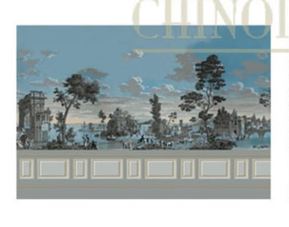 1:12 Dollhouse Miniature WALLPAPER, WALL MURAL, Italia 1, Scale One Inch