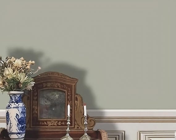 1:12 Dollhouse Miniature WALLPAPER, Wainscot, Scale One Inch