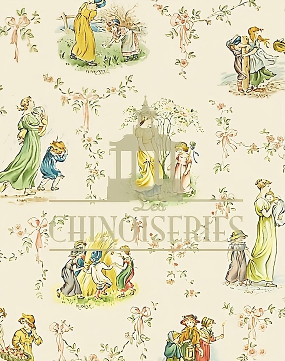 1:12 Dollhouse Miniature WALLPAPER, Sensibility, Scale One Inch