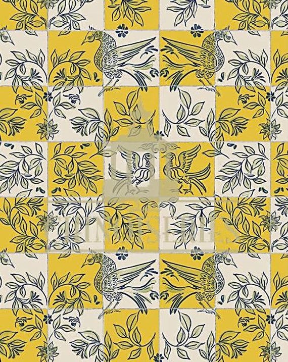 1:12 Dollhouse Miniature WALLPAPER, Campania, Scale One Inch