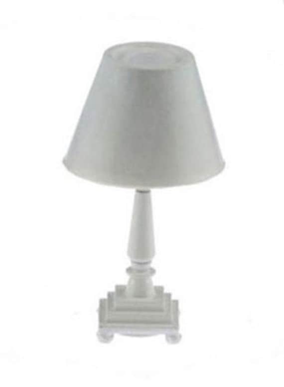 1:12 scale Dollhouse Miniature 12 Volt Table Lamp, Traditional Lamp, One Inch Scale