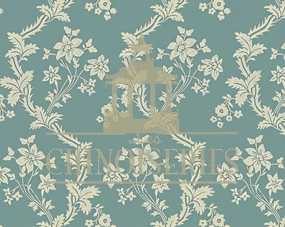 1:12 Dollhouse Miniature FABRIC, Matching Fabric, Grand Trianon, Scale One Inch