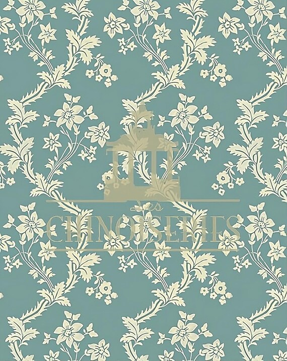 1:12 Dollhouse Miniature WALLPAPER, Grand Trianon, Scale One Inch