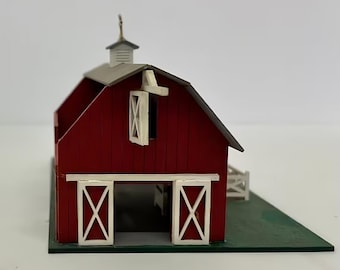 KIT de mini maison de poupée en bois 1:144, cette vieille grange, échelle 1/144
