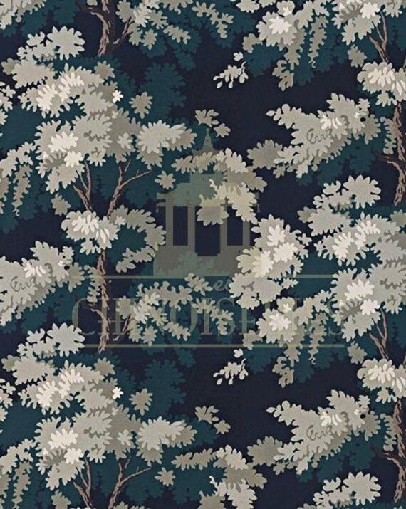 1:12 Dollhouse Miniature WALLPAPER, Fontainebleau, One Inch Scale