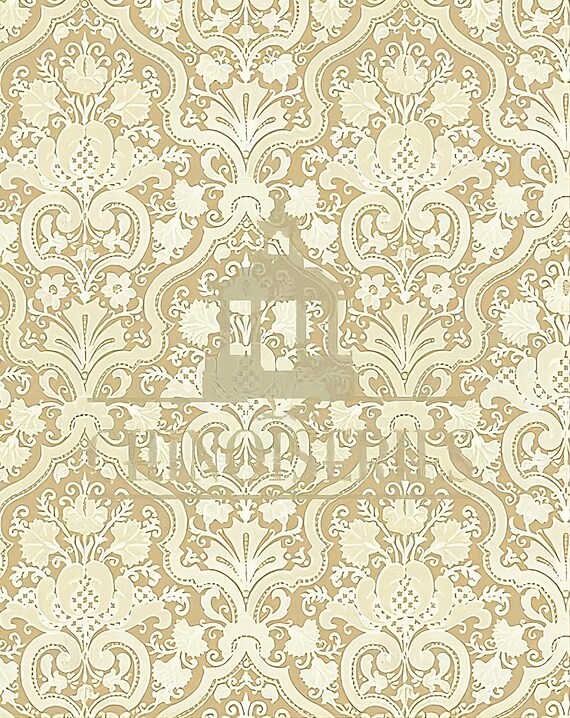 1:12 Dollhouse Miniature WALLPAPER, Daria, Scale One Inch