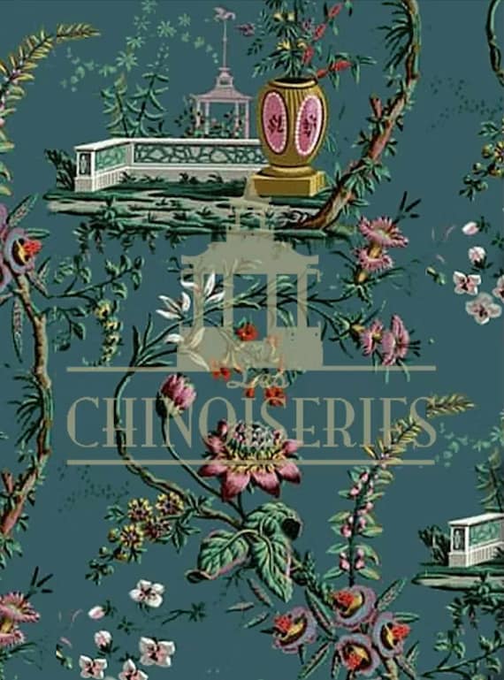 1:12 Dollhouse Miniature FABRIC, Matching Fabric, Ming, Scale One Inch