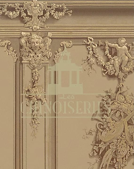 1:12 Dollhouse Miniature WALLPAPER, Wagner, Scale One Inch