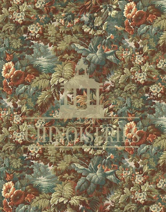 1:12 Dollhouse Miniature FABRIC, MATCHING FABRIC, Florenze, Scale One Inch
