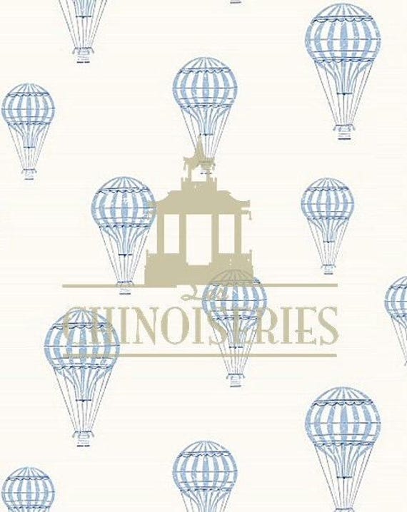 1:12 Dollhouse Miniature WALLPAPER, Up Up and Away, Scale One Inch