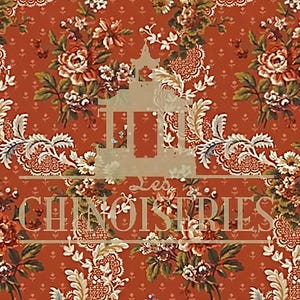 1:12 Dollhouse Miniature FABRIC, Matching Fabric, Tatiana, Scale One Inch